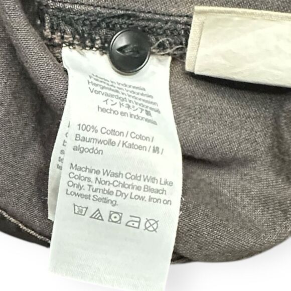 MADEWELL Women’s Lunar Wash Short Sleeve Button Front Utility Shirt Top Medium - Picture 6 of 7